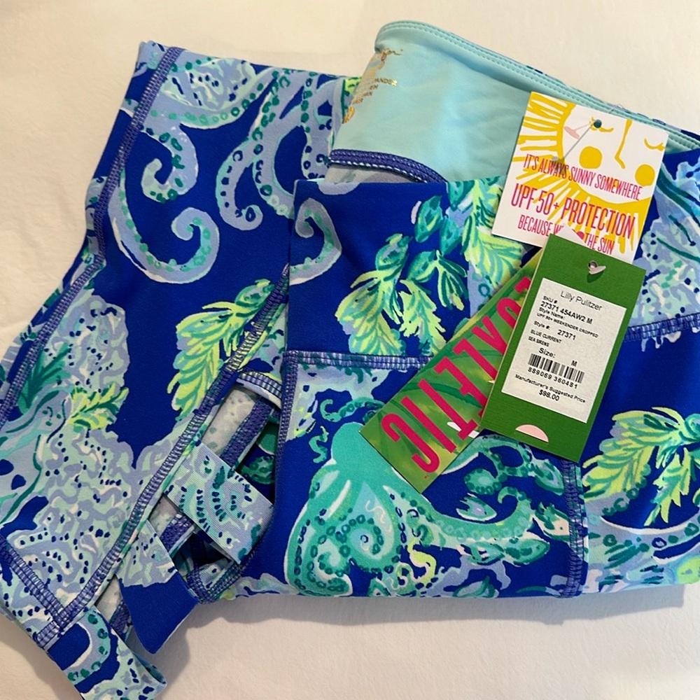 New with Tags Luxletic Weekender Cropped Sea Sirens